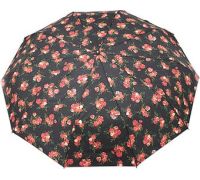 Зонт Rain Berry 734-23588.1 черный/цветы