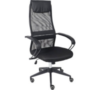 Офисное кресло AksHome First PL ткань/сетка, черный