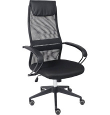 Офисное кресло AksHome First PL ткань/сетка, черный