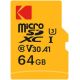 Карта памяти Kodak Ultra Performance microSDXC 64GB EKMSDM64GXC10HPRK с адаптером