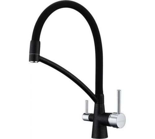 Смеситель Paulmark Siegen Si213111-418 черный металлик