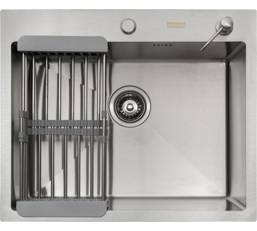 Кухонная мойка ARFEKA ECO AR мойка 600*500, коландер, дозатор SATIN
