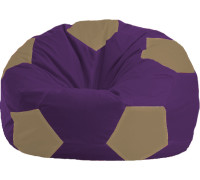 Кресло-мешок Flagman Мяч Стандарт М1.1-70 фиолетовый/бежевый