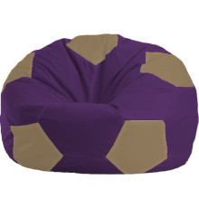 Кресло-мешок Flagman Мяч Стандарт М1.1-70 фиолетовый/бежевый