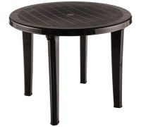 Стол Элластик-Пласт Элластик Круглый 95x95x74 шоколадный