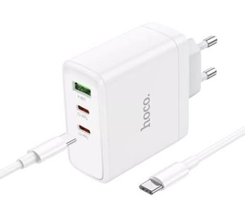 Сетевое зарядное Hoco N30 USB Type-C белый