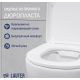 Унитаз подвесной Lauter Vortex 2110830+GROHE Rapid SL 38721001+37131000 с кнопкой овальная, хром