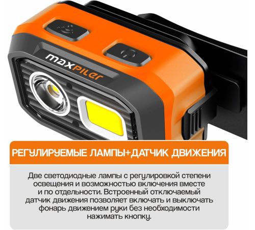 Фонарь MaxPiler MHF-02