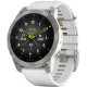 Умные часы Garmin Epix Sapphire Gen 2 серебристый титан/белый