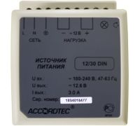 Источник бесперебойного питания AccordTec АТ-12/30 DIN
