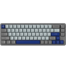 Клавиатура Ritmix RKB-568BL серый/голубой