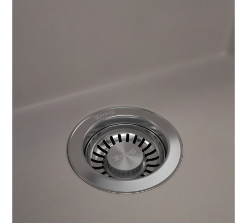 Кухонная мойка ZorG Rock 65 Premium alumetallic