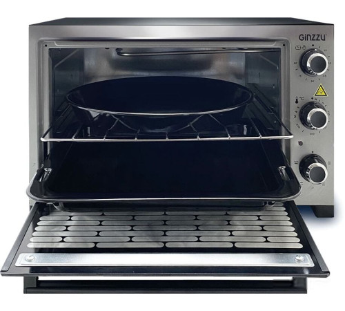 Мини-печь Ginzzu HOT-132 gray