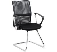Офисный стул King Style SHP-21 Bani Chrome FL черный