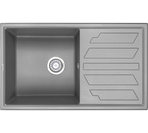Кухонная мойка Granula GR-8002 алюминиум
