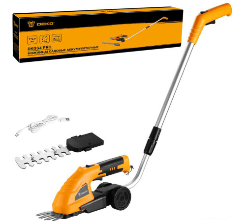 Кусторез + ножницы Deko DKGS4 Pro 063-4471 с АКБ