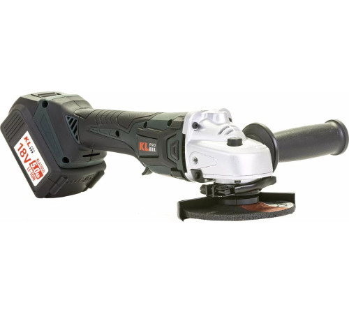 Угловая шлифмашина KLPRO KLAT18B-50 с 2-мя АКБ, сумка