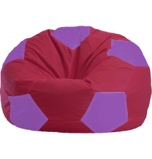 Кресло-мешок Flagman Мяч Стандарт М1.1-302 бордовый/сиреневый