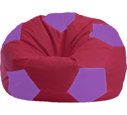 Кресло-мешок Flagman Мяч Стандарт М1.1-302 бордовый/сиреневый