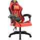 Игровое геймерское кресло Defender Legas черный/красный