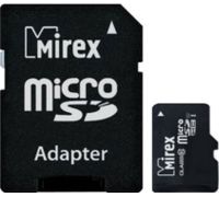Карта памяти Mirex microSDXC UHS-I Class 10 128GB + адаптер [13613-AD10S128]