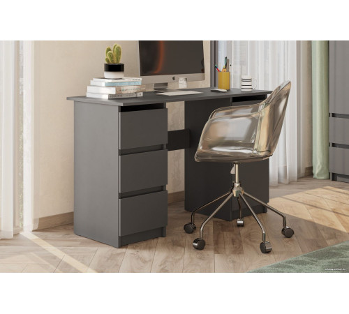 Стол Mio Tesoro Денвер 1.2м графит серый