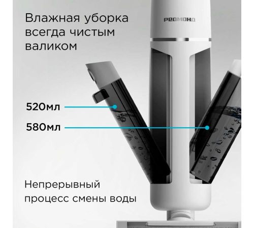 Вертикальный моющий пылесос Redmond Редмонд MultiClean VH1334