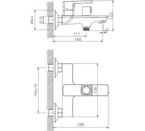Смеситель Haiba HB60176 хром