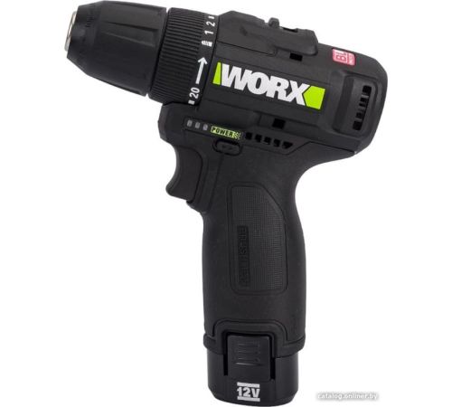 Дрель-шуруповерт Worx Professional WE210.2 с 2-мя АКБ