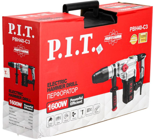 Перфоратор P.I.T. PBH40-C3 кейс
