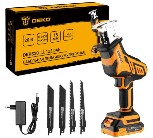 Сабельная пила Deko DKRS20-Li 083-1059 с 1-им АКБ