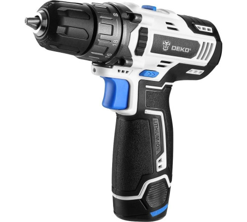 Дрель-шуруповерт Deko DKCD12V Snow White Set1 083-1106 с 1-им АКБ
