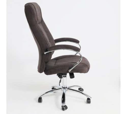 Офисное кресло AksHome King A ткань, коричневый