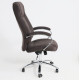 Офисное кресло AksHome King A ткань, коричневый