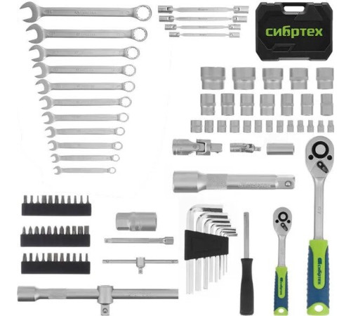Универсальный набор инструментов СибрТех 13396 89 предметов