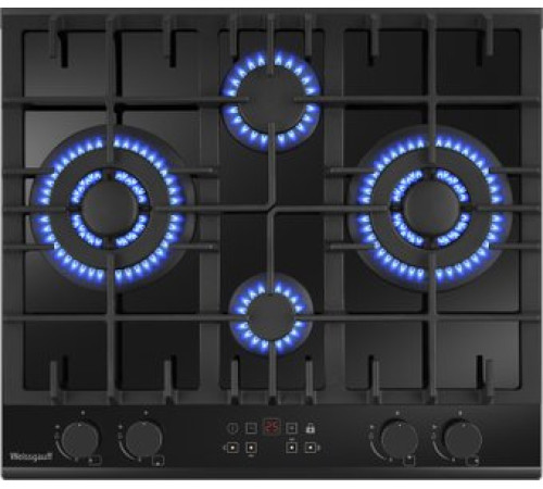 Варочная панель Weissgauff HGG 642 BGH Double Wok Timer