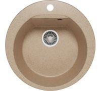 Кухонная мойка Polygran Atol-520 песочный 302
