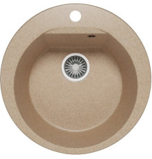 Кухонная мойка Polygran Atol-520 песочный 302
