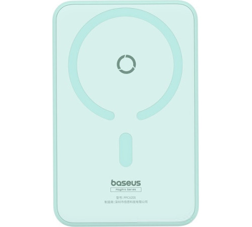 Внешний аккумулятор Baseus MagPro Magnetic Bracket Wireless Fast-Charging Power Bank 20W 5000mAh мятный