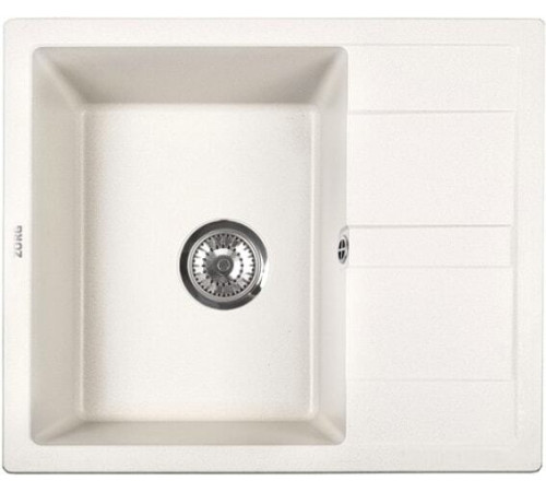 Кухонная мойка ZorG Apollo 58 белый камень