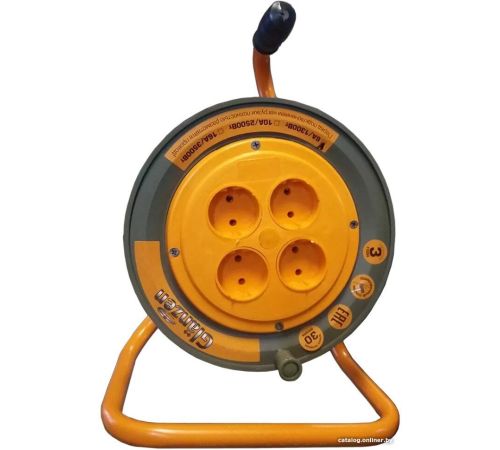 Удлинитель на катушке Glanzen EB-20-002