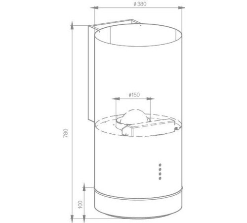Кухонная вытяжка Schtoff O2 White белый