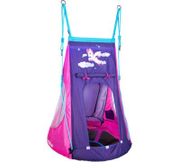 Подвесные качели Hudora 90 с палаткой Pony LED 72149