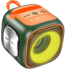 Беспроводная колонка Borofone BR29 темно-зеленый/оранжевый