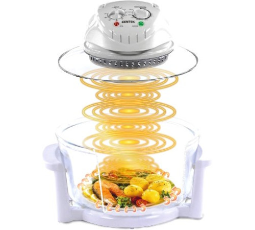 Аэрогриль аэрофритюрница CENTEK CT-1456 белый