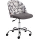 Офисное кресло TetChair Melody Cats/29 ткань/флок, серый