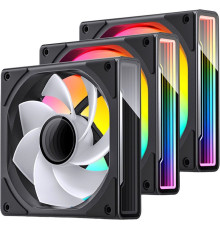 Комплект вентиляторов для корпуса Jonsbo ZK-120 Reversed черный, 3 шт.