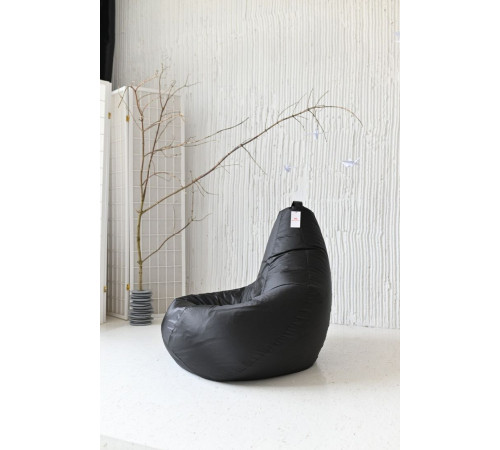 Кресло-мешок Mio Tesoro Груша XL GF-110x80-CH черный