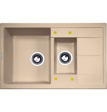 Кухонная мойка Zigmund & Shtain Rechteck 780.2 топленое молоко