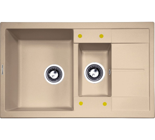 Кухонная мойка Zigmund & Shtain Rechteck 780.2 топленое молоко